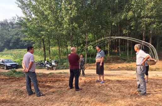 蔬菜大棚助力農(nóng)民脫貧，國(guó)貿(mào)援助項(xiàng)目正式動(dòng)工