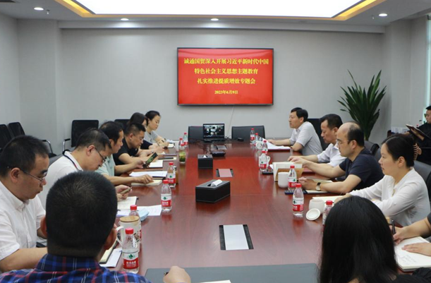 誠(chéng)通國(guó)貿(mào)黨委以主題教育為契機(jī)開(kāi)展全面推進(jìn)提質(zhì)增效專題研討